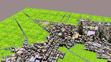 Procedural City Generation in Python and Blender