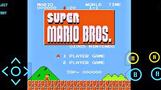 Super Mario Bros old classic adventure game nes video game. ,1--1 ,play in android mobile nes game screenshot 1