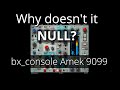 Why Doesn't It Null? bx_console Amek 9099