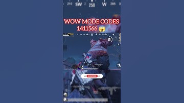 wow mode codes in pubg 😱🔥 || wow mode in bgmi #pubgmobile #wow #ytshorts #bgmi #pubg