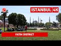 Fatih District Istanbul 2023 Commercial Heart Of he City Walking Tour|4k 60fps