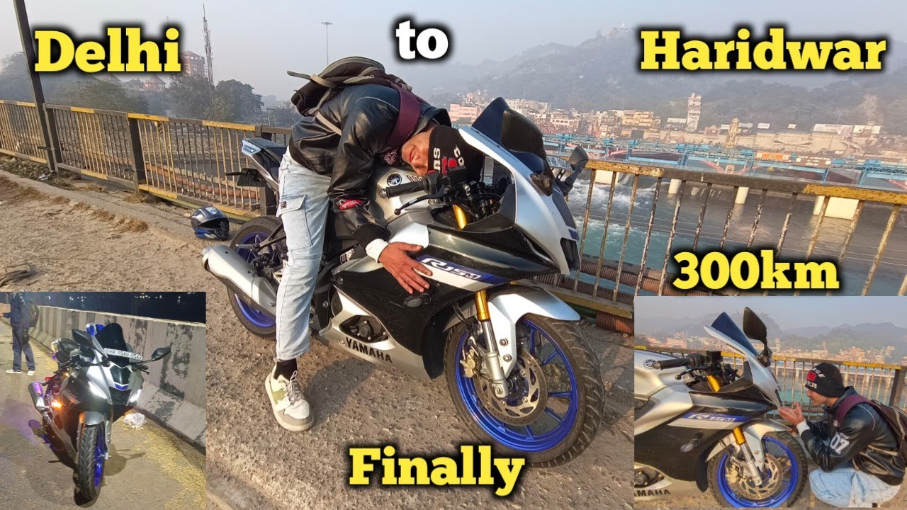 Finally Delhi to Haridwar on Yamaha R15 🏍️ | 300km Long Ride Experience 