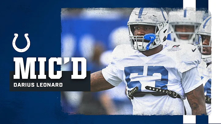 Darius Leonard Mic'd During Joint Practice with Carolina Panthers