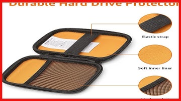 Amazon Basics External Hard Drive Portable Carrying Case