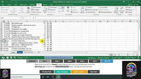 GMETRIX Excel 2016 EXAM 1