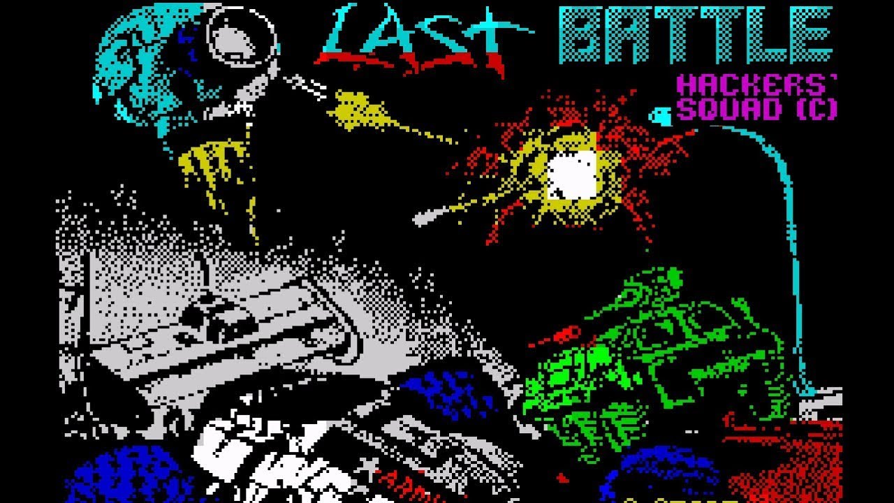 Last Battle. (Zx Spectrum) Играем в пошаговую стратегию. Партия с компьютером на уровне "гениус".