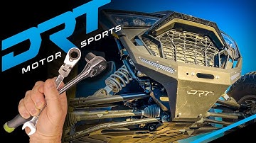 DRT Motorsports Polaris RZR RZPROFB1 front bumper install