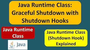 Java Runtime Class: Graceful Shutdown with Shutdown Hooks