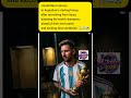 🐐 Lionel Messi Returns for Argentina After Injury Recovery in Massive Boost#trending