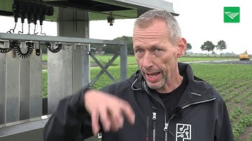 Robot werkt op millimeter nauwkeurig langs gewas