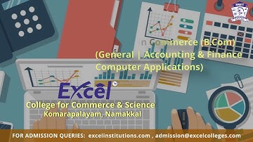 𝐄𝐱𝐜𝐞𝐥 𝐂𝐨𝐥𝐥𝐞𝐠𝐞 𝐟𝐨𝐫 𝐂𝐨𝐦𝐦𝐞𝐫𝐜𝐞 𝐚𝐧𝐝 𝐒𝐜𝐢𝐞𝐧𝐜𝐞 - 𝐃𝐞𝐩𝐚𝐫𝐭𝐦𝐞𝐧𝐭 𝐨𝐟 𝐂𝐨𝐦𝐦𝐞𝐫𝐜𝐞