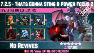 MCOC: Act 7.2.5 - That's Gonna Sting & Power Focus 2 - (Book 2, Act 1.2) - Tips/Guides - No Revives