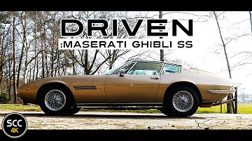 MASERATI GHIBLI 4.7 1970 COUPÉ | 4K | Test drive in top gear - V8 Engine sound | SCC TV