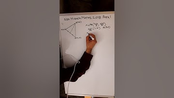 SQA Higher Maths 2018 Paper 1 Number 1