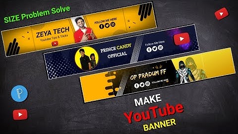 How To Make Professional Youtube Banner On Mobile | Youtube Channel Banner Kaise banaye | Pixellab
