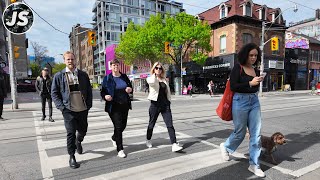 Financial District to College Park The Long Way  | Toronto Walk (May 2024)