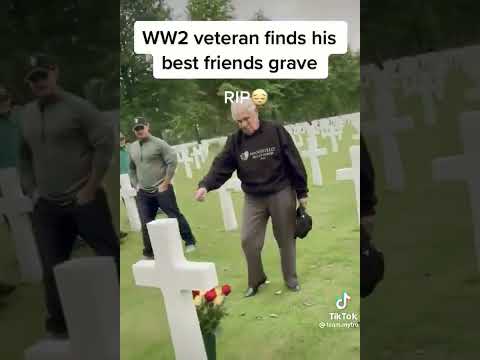 Ww2 Veteran Finds His Friend Grave Emotional Best Friend Rip Fyp