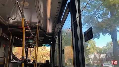 TTC BUS RIDE #7949 48 RATHBURN FROM ROYAL YORK STA...