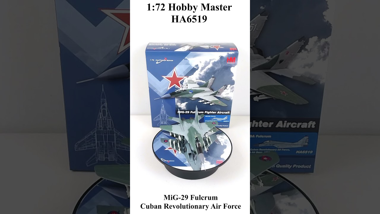 MiG-29 Fulcrum by Hobby Master #diecastmodels #diecastcollector