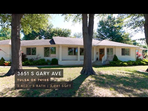 3651 S Gary Ave, Tulsa, OK home video tour