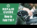 Electric scooter repair guide  how to fold t10