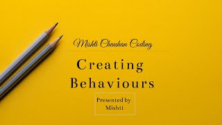 How to create Behaviours | Let's Dance | Coding Sessions 11 screenshot 2