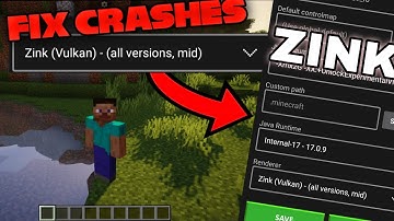 How to fix zink renderer crash problem