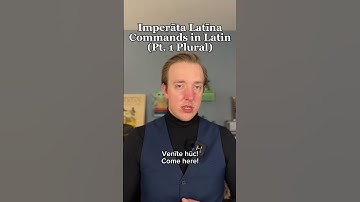 Commands in Latin Pt. 1 Plural!
