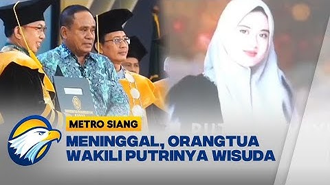 Ayah dan Ibu Wakili Putrinya Jalani Wisuda
