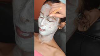Face Pack clean skincare facialglowbeautyparlourcourse facialtreatment facial asmr asmrvideo