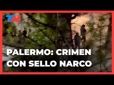 This is how the suspects escaped after fatally shooting a young Uruguayan man in a Palermo apartment