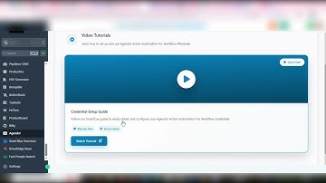 Agendor Action Automation for Workflows: Complete Setup Tutorial