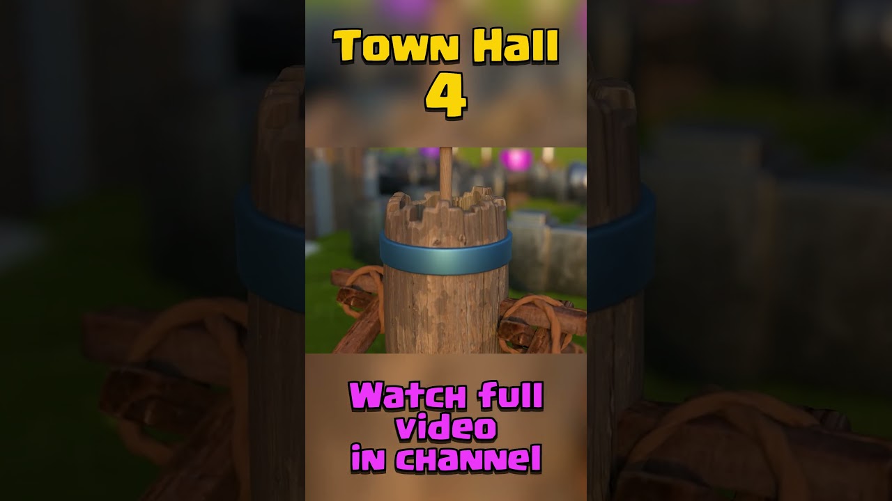 Clash of Clans 3D - Town Hall 4  Realistic 