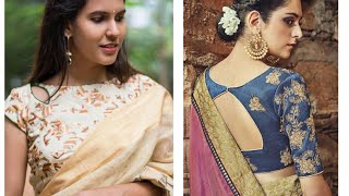 Boat Neck Blouse Designslatest Blouse Neck Designssuperstyles