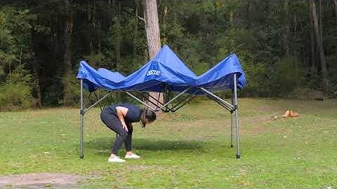 Kings 3x3m Gazebo set up guide / how to: EASY ONE PERSON SETUP!