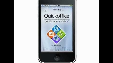Using Quicksheet - Quickoffice® Pro for iPhone & iPod touch