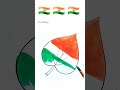 Indian flag leaf 🍃 + 🇮🇳 #shorts #trendingsong