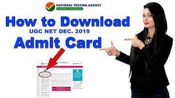 How To Download UGC NET JRF Dec 2019 Admit Cards From UGC Website ?