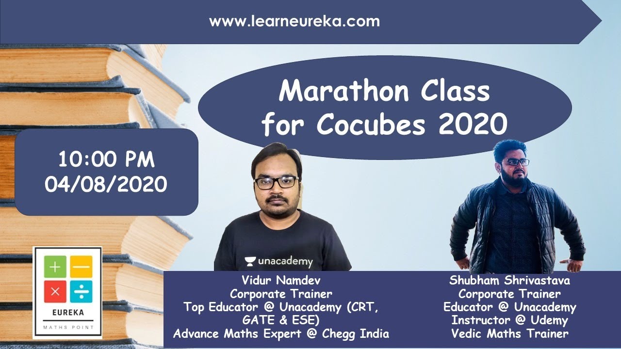 quantitative-aptitude-marathon-class-for-cocubes-2020-by-shubham-sir-vidur-sir-youtube