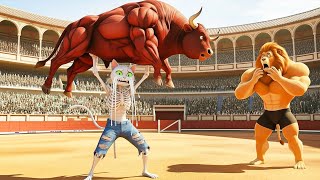  Skinny Cat Faces The Bullfighting Arena  A Story Of Courage 