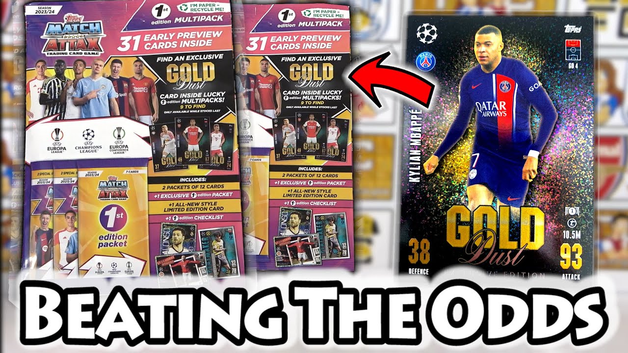 *NEW* MATCH ATTAX 2023/24 | Opening 2 1ST Edition Multipacks | *Trying* To  Beat The Odds | Gold Dust