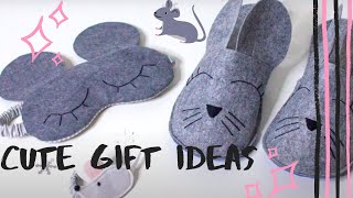 3 DIY Felt Craft Project / CUTE Present Ideas