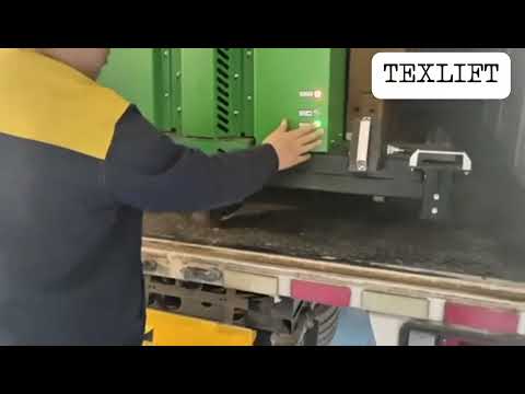 Self loading pallet stacker TEXLIFT US-ZTS22K SL 2200 lbs #electricselfloading #warehouseequipment