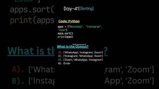 day - 41 basic python test your coding skills #70dayschallenge #coding #python #code