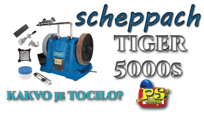 Scheppach TiGer 2500 Professional Wet stone sharpening & honing system -  NMA Agencies Ltd - YouTube