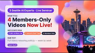 AI in Action | 4 Members-Only Videos— 95% of AI Pilots Fail, Security Cost Explosion, Agent Economy