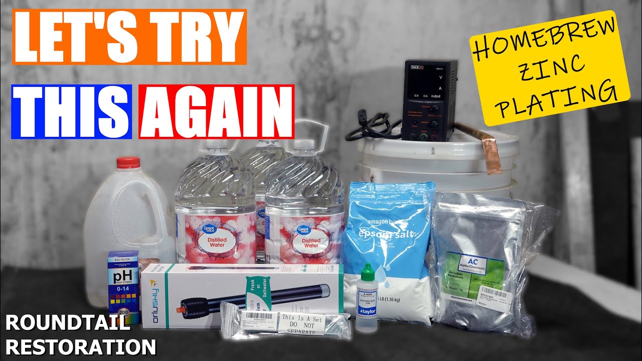 Zinc Plating Take TWO | Roundtail Restoration