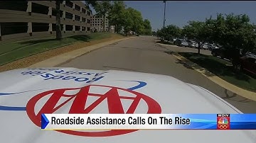 Roadside assistance calls on the rise