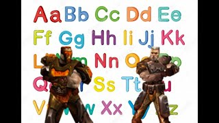 English Alphabet With Game "Quake 3 Arena"