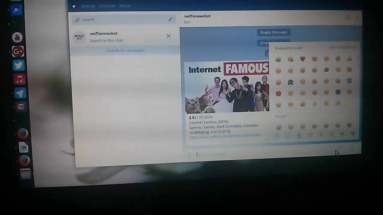 Official Telegram Desktop on Ubuntu 16.10 with Unity8!!